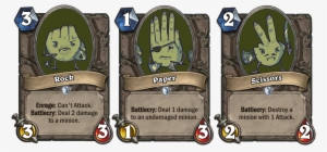 Rock Paper Scissors - Hearthstone Rock Paper Scissors #1113618