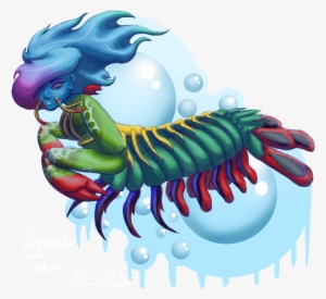 Royalty Free Download Shrimp Anthro For Fiveraspie - Mantis Shrimp Drawn #1113637