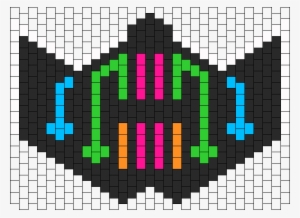 Bane Mask Colorful Bead Pattern - Mask #1114452