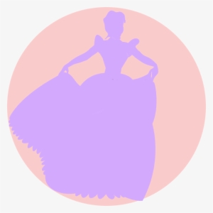 How To Set Use White Princess Silhouette In Pink Background #1114613