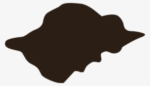 Silhouette Leaf Black M - Clip Art #1114692