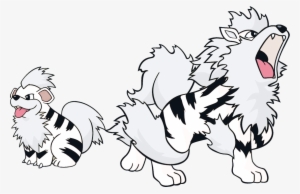 Ice Growlithe And Arcanine , - Arcanine Kanto #1114879