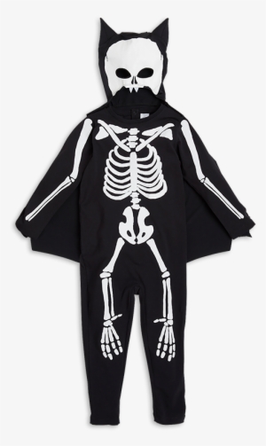 Skeleton Bat Costume Black - Illustration #1115150