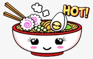 Graphic Royalty Free Library Cute Food Sticker By Glen - Kawaii Ramen Clipart #1115352