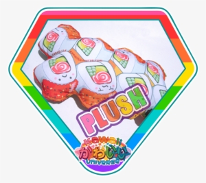 Kawaii Universe Cute California Roll Plush - Cuteness #1115685