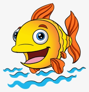 How To Draw A Cartoon Fish In Few Easy St Drawing Guides - Drawing #1115762