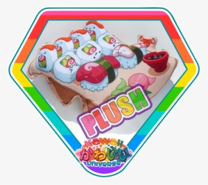 Kawaii Universe Cute Sushi N Nigiri Platter Plush #1115857