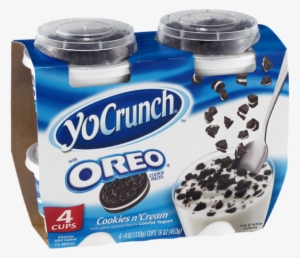 Yocrunch Cookies N' Cream Lowfat Yogurt With Oreo Cookie #1115927