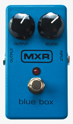 This Is The Crazy Effect Heard On Jimmy Page's "fool - Mxr M103 Blue Box Octave (fuzz Octave Guitar Pedal) #1116339