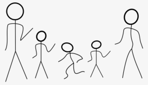 Stick Figure Family - Animasi Keluarga 3 Anak #1118288