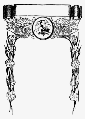 This Free Icons Png Design Of Easter Wings Frame #1118402