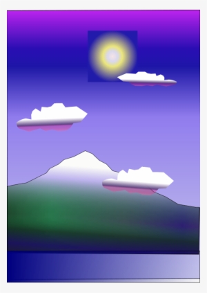 How To Set Use Snow Capped Mountain And The Sun Icon #1118404