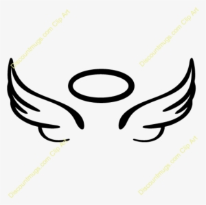 Angel Vector Angle Wing - Easy To Draw Angel Wings Halo #1118481
