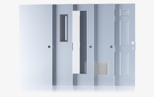 Full Flush Galvanneal Steel Commercial Metal Doors - Sliding Door #1118787