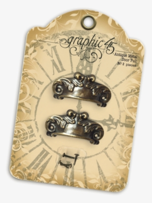 Graphic 45 Antique Metal Door Pull - Graphic 45 Staples - Antique Metal Door Pull #1119215 Graphic 45 Antique Metal Door Pull - Graphic 45 Staples - Antique Metal Door Pull #1119215