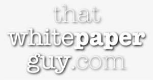 That White Paper Guy - White Paper #1119279