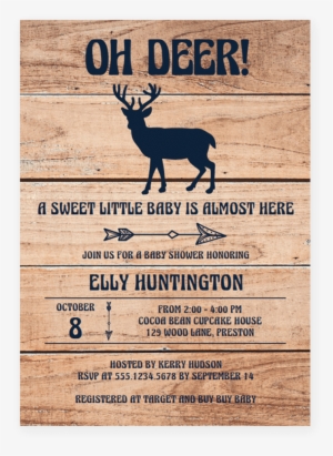 Oh Deer Baby Shower Invitation Template By Littlesizzle - Baby Shower #1119388