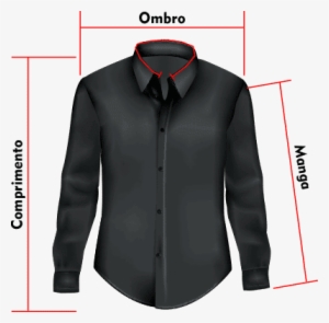 Camisa Manga Longa - Blouse #1119448