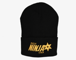 Rich Ninja Star Beanie Black #1119635 Rich Ninja Star Beanie Black #1119635