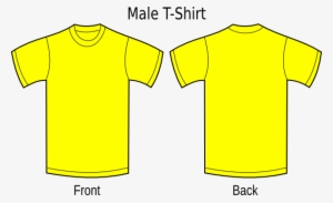 Camisa Cliparts - Yellow T Shirt Vector #1119890