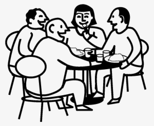 Clearpng 8 Group Eating - Cartoon #1120026