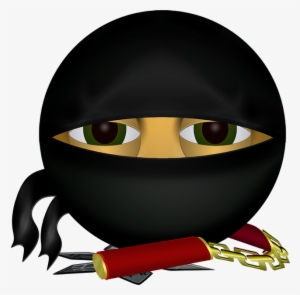 Free Image On Pixabay - Ninja Emoji #1120076