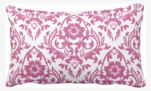 Mulberry Damask Floral Traditional Lumbar Pillow - Italian Summer Fig Eau De Toilette 100 Ml #1120182