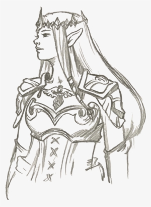 Line Art Black And White Drawing Elf - Elf Line Art #1120313