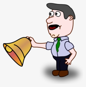 How To Set Use Man Holding Bell Icon Png #1120481