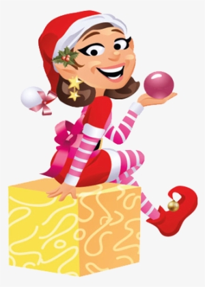 Designer Elf - Transparent Christmas Elf Png #1121086