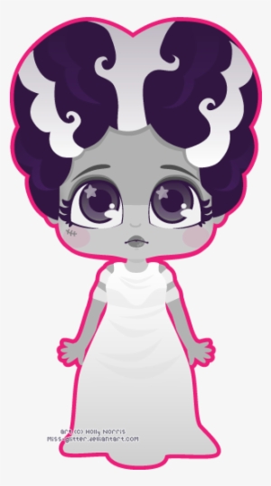 Svg Black And White Bride Of By Miss Glitter On Deviantart - Bride Of Frankenstein Clipart #1121170