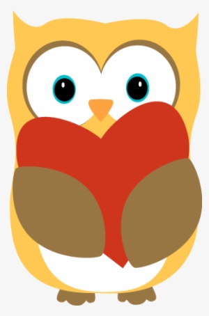 With A Clip Art Image - Cartoon Owl With A Heart #1121445