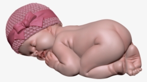 Bow Hat M-xl Baby - Baby Sleeping Png #1121700