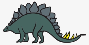 Dinosaur Tail Cliparts - Stegosaurus Clip Art #1122008
