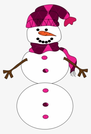 Snowman Clip Art Related Keywords - Pink Snowman Clipart #1122098