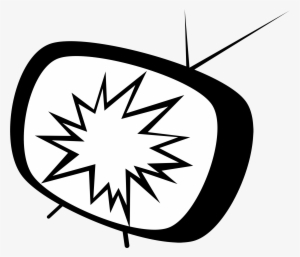 Source - Openclipart - Org - Dibujo Televisor Blanco Y Negro #1122505