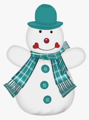 Christmas Snowman Clip Art - Teal Christmas Clip Art #1122530