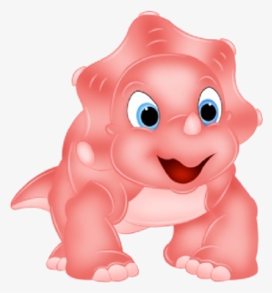 Pink Dinosaur Clip Art At Clker - Cute Dinosaur Cartoon Free #1122752