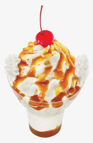 Vector Library Download Desert Clipart Ice Cream Sundae - Caramel Ice Cream Sundae #1123016