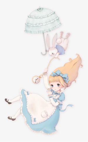 Down The Rabbit Hole Png - Alice In Wonderland Falling Png #1123188