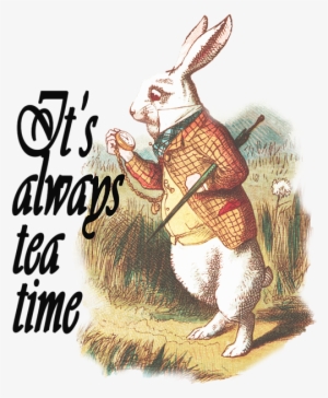 Bleed Area May Not Be Visible - Alice In Wonderland White Rabbit #1123240