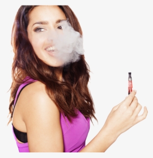 Ecigarette The New Popular - Woman Vaping Png #1123347