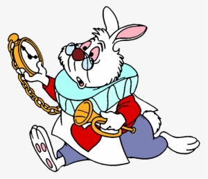 White Rabbit Running With Watch White Rabbit Running - Trumpet #1123441