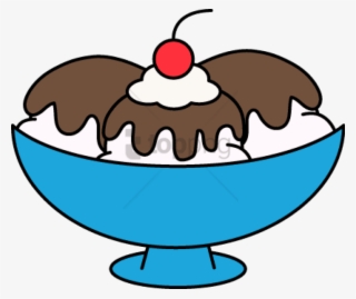 Banner Transparent Download Sundae Clipart Ice Cream - Hot Fudge Sundae Clipart #1123444