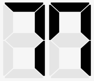 Numero Digital Png - Digital Number 8 Font #1123469