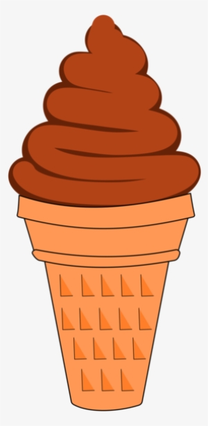 Ice Cream Cones Sundae Chocolate Ice Cream - Chocolate Ice Cream Clipart #1123592