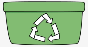 Container Clipart Recycling Bin - Recycling Bin Clip Art #1124462
