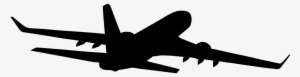 Aircraft Vector Silhouette Clipart Freeuse Library - Airplane Silhouette #1124537