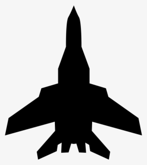 Airplane Black Silhouette - Silhouette Fighter Jets #1124566