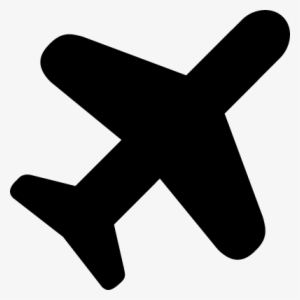 Airplane Silhouette Vector - Flight Icon Png #1124679